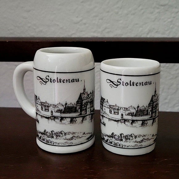 3 piece German Stein Set - Picture 6 of 9